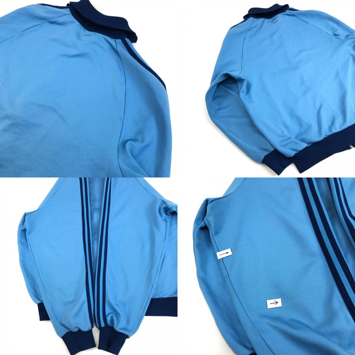 【中古】adidas(vintage) | アディダスヴィンテージ ジャージ デサント　80s ブルー【加古川物流】