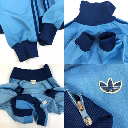 【中古】adidas(vintage) | アディダスヴィンテージ ジャージ デサント　80s ブルー【加古川物流】