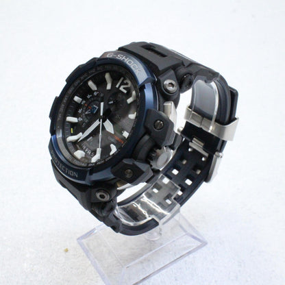 【中古】G-SHOCK | ジーショック GRAVITYMASTER 腕時計 GPW-2000-1A2JF アナログ表示 ソーラー電波時計 ブルー 文字盤グレー【加古川物流】