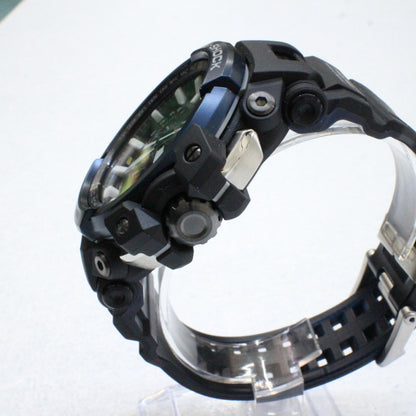 【中古】G-SHOCK | ジーショック GRAVITYMASTER 腕時計 GPW-2000-1A2JF アナログ表示 ソーラー電波時計 ブルー 文字盤グレー【加古川物流】