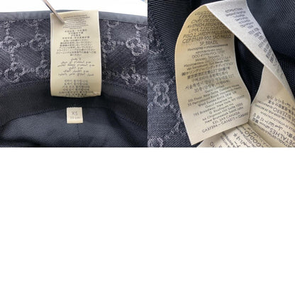 GUCCI | グッチ GGデニム バケットハット 7686473HAYO8460 ハット 7686473HAYO8460 ブラック【瀬戸大橋店】