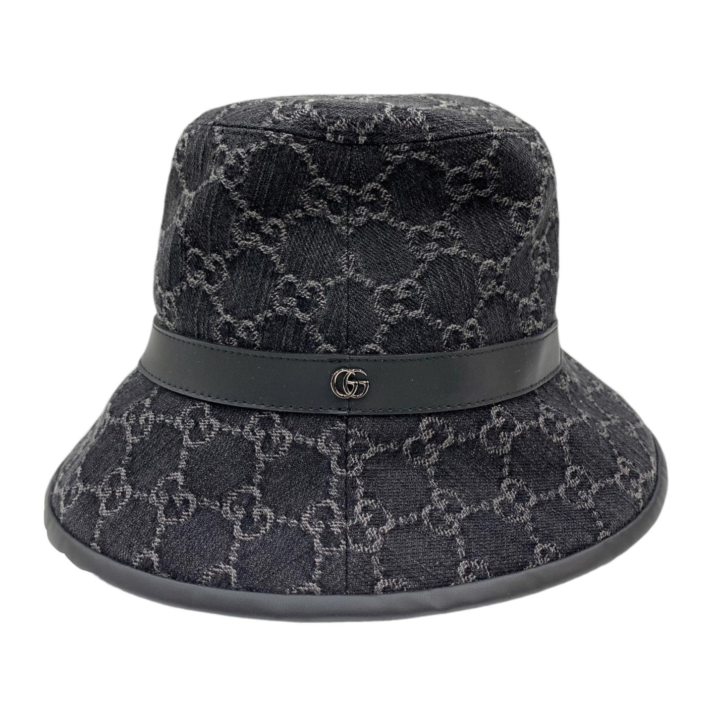 GUCCI | グッチ GGデニム バケットハット 7686473HAYO8460 ハット 7686473HAYO8460 ブラック【瀬戸大橋店】