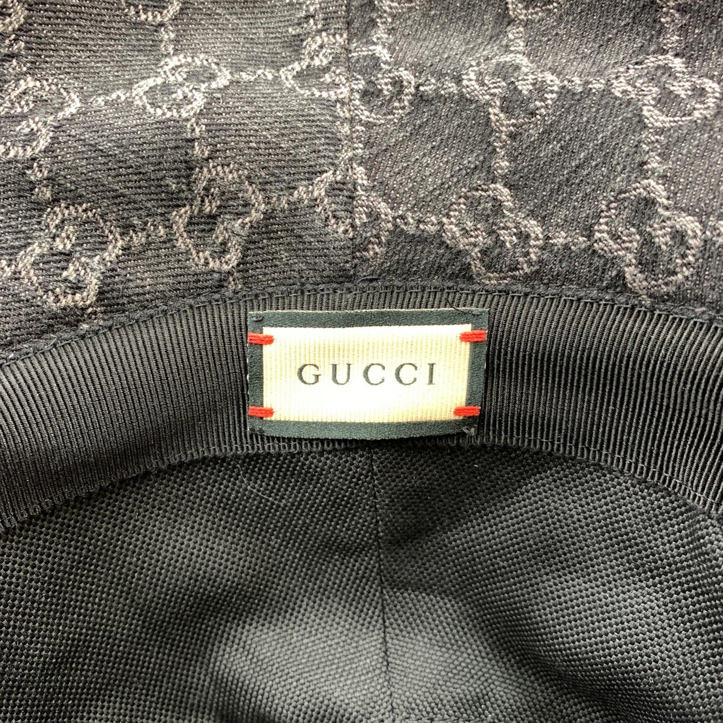 GUCCI | グッチ GGデニム バケットハット 7686473HAYO8460 ハット 7686473HAYO8460 ブラック【瀬戸大橋店】