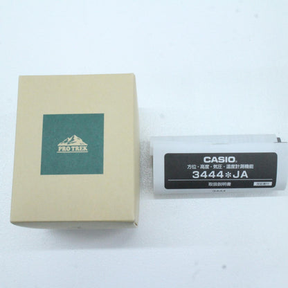 【中古】PRO TREK | プロトレック PRW-3100 Series 腕時計 PRW-3100YC デジタル表示 ソーラー電波時計 ゴールド【加古川物流】