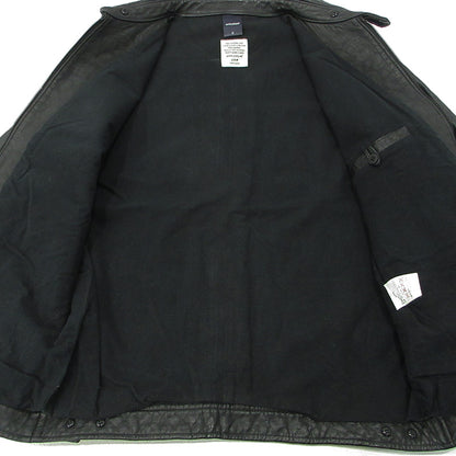 APPLE BUM | アップルバム PAISLEY EMBOSS LEATHER BLOUSON レザー ブラック サイズ：L【三重本店】