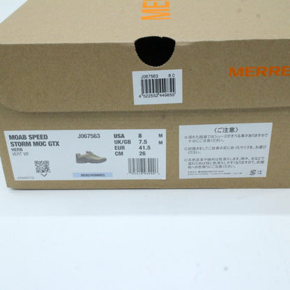 [Used] MERRELL | Merrell MOAB SPEED STORM MOC GORE-TEX Sneakers, Gray, 26cm [Kakogawa Logistics] 