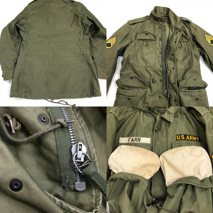[Used] 1960s US Army Genuine Field Jacket M-1951 Military Jacket 8405-255-8590 Olive [Kakogawa Logistics] 