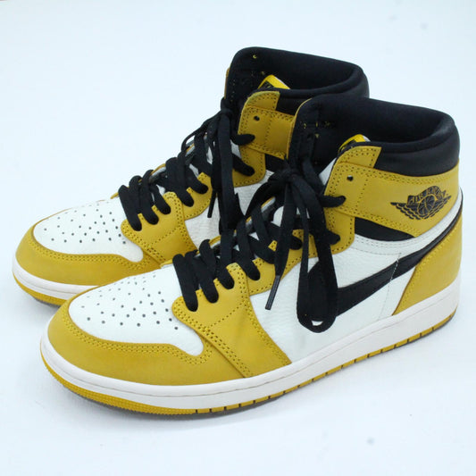[Used] NIKE | Nike AIR JORDAN 1 Retro High OG Sneakers DZ5485-701 Yellow 27cm [Kakogawa Logistics] 
