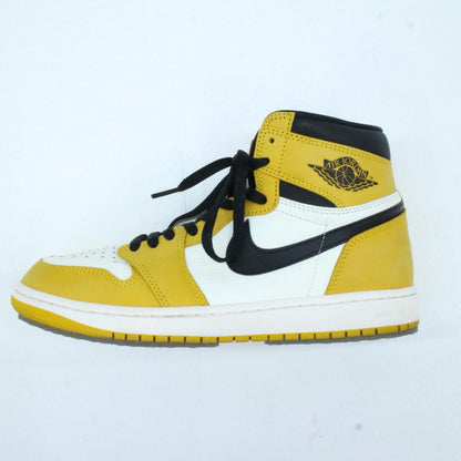 [Used] NIKE | Nike AIR JORDAN 1 Retro High OG Sneakers DZ5485-701 Yellow 27cm [Kakogawa Logistics] 