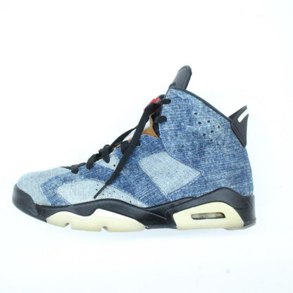 [Used] NIKE | Nike AIR JORDAN 6 WASHED DENIM Sneakers CT5350-401 Blue 27cm [Kakogawa Logistics] 