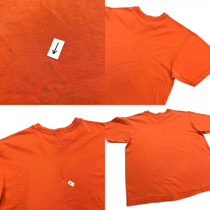 【中古】 Hanes　HEAVYWEIGHT　ヘインズ　ヘビーウェイト　00年代　ROCKET FROM THE CRYPT　前面プリント　タイガー　 半袖Ｔシャツ オレンジ サイズ：L【加古川物流】
