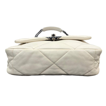 CHANEL | シャネル CHANEL 19 ラムスキン ショルダーバッグ シルバー金具 ショルダーバッグ AS1160 PXPPUE0J ホワイト【瀬戸大橋店】