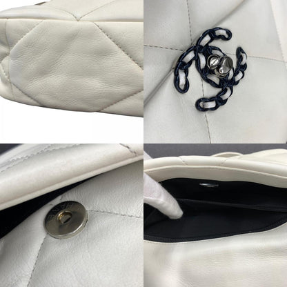 CHANEL | シャネル CHANEL 19 ラムスキン ショルダーバッグ シルバー金具 ショルダーバッグ AS1160 PXPPUE0J ホワイト【瀬戸大橋店】