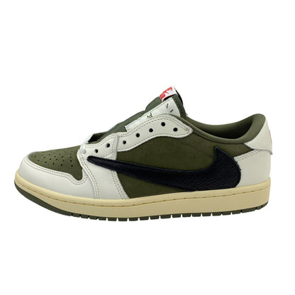 [Used] NIKE | Nike Travis Scott x Air Jordan 1 Low OG SP Reverse Olive Sneakers DM7866-200 Olive 26cm [Kakogawa Logistics] 