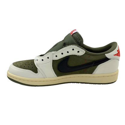 [Used] NIKE | Nike Travis Scott x Air Jordan 1 Low OG SP Reverse Olive Sneakers DM7866-200 Olive 26cm [Kakogawa Logistics] 
