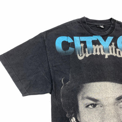 [Used] RUTHLESS RECORDS EASY E COMPTON Short Sleeve T-Shirt Black [Kakogawa Logistics] 