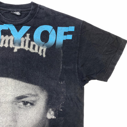 [Used] RUTHLESS RECORDS EASY E COMPTON Short Sleeve T-Shirt Black [Kakogawa Logistics] 