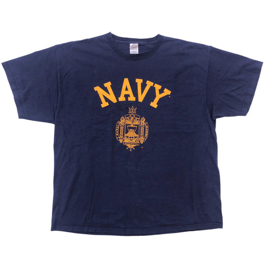 [Used] DELTA USNAVY Short Sleeve T-Shirt Navy [Kakogawa Logistics] 