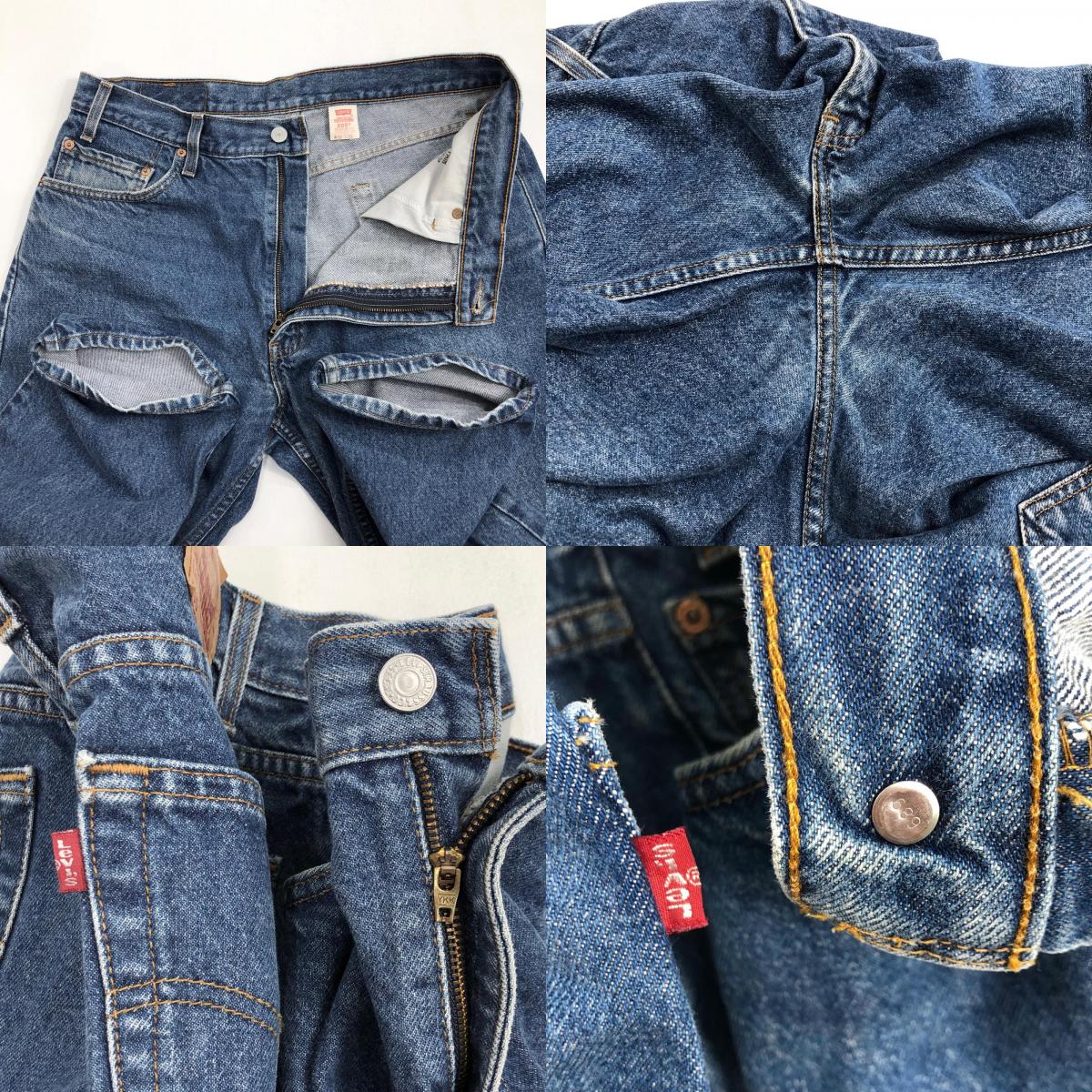 【中古】Levi's | リーバイス 90年代 505 レギュラーフィット W36 L30 デニムパンツ ブルー【加古川物流】