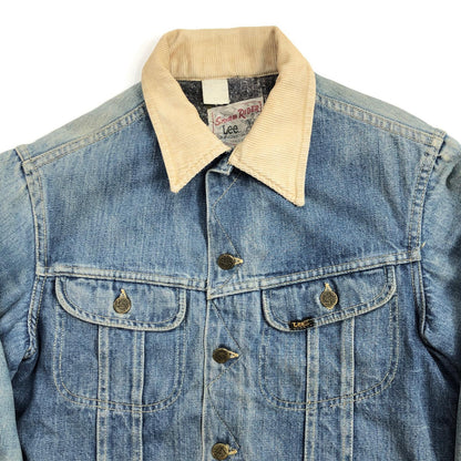 [Used] Lee | 80s STORM RIDER Storm Rider Print Tag Made in USA Denim Blue [Kakogawa Logistics] 