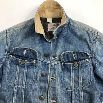 [Used] Lee | 80s STORM RIDER Storm Rider Print Tag Made in USA Denim Blue [Kakogawa Logistics] 