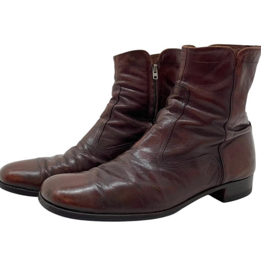 【中古】THE FLOSHEIM SHOE | フローシャイム サイドジップブーツ 30217 ブラウン【尾張小牧店】