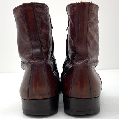 【中古】THE FLOSHEIM SHOE | フローシャイム サイドジップブーツ 30217 ブラウン【尾張小牧店】
