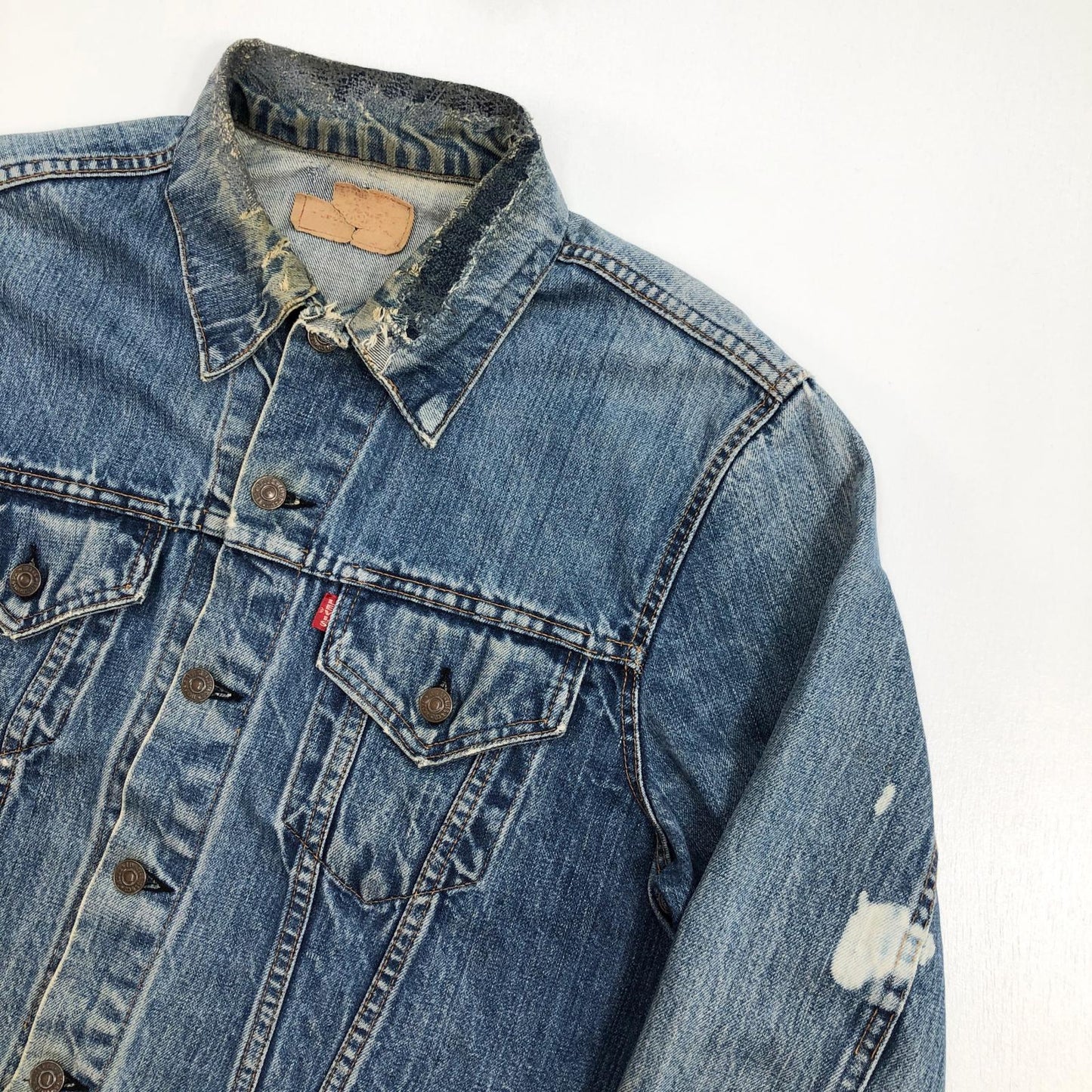 【中古】Levi's | リーバイス 70505 4th ビッグE オレンジステッチ ボタン裏521 デニム インディゴ【加古川物流】
