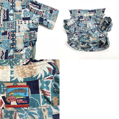 [Used] Reyn Spooner | Joe Kealuha's Pullover Hawaiian Hibiscus Other Tops Light Blue [Kakogawa Logistics] 