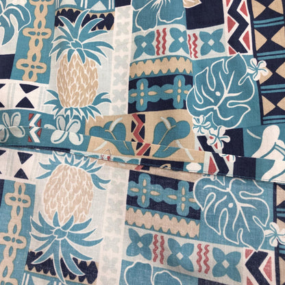 [Used] Reyn Spooner | Joe Kealuha's Pullover Hawaiian Hibiscus Other Tops Light Blue [Kakogawa Logistics] 