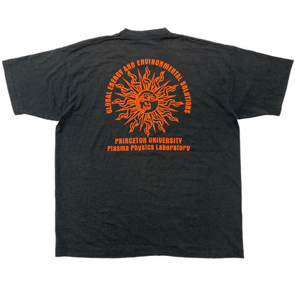 【中古】FRUIT OF THE LOOM | フルーツオブザルーム 90年代 GLOBAL ENERGY AND ENVIRONMENTAL SOLUTIONS USA製 半袖Ｔシャツ ブラック サイズ：XL【加古川物流】