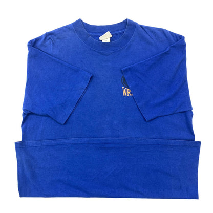 [Used] Wrangler | Wrangler 90s cowboy rodeo double-sided 2-sided print short-sleeved T-shirt blue size: L [Kakogawa Logistics] 