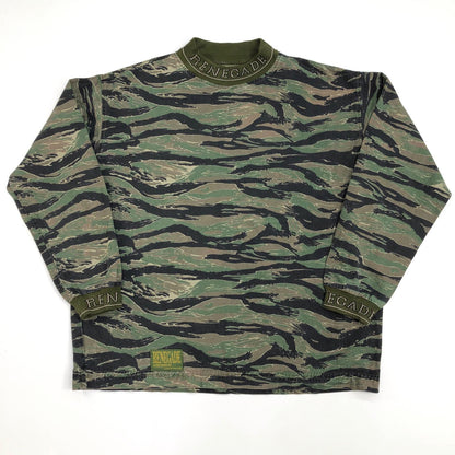 [Used] RENEGADE Tiger camo rib design pullover Other outerwear Camo Size: XL [Kakogawa Logistics] 