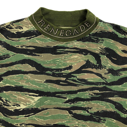 [Used] RENEGADE Tiger camo rib design pullover Other outerwear Camo Size: XL [Kakogawa Logistics] 