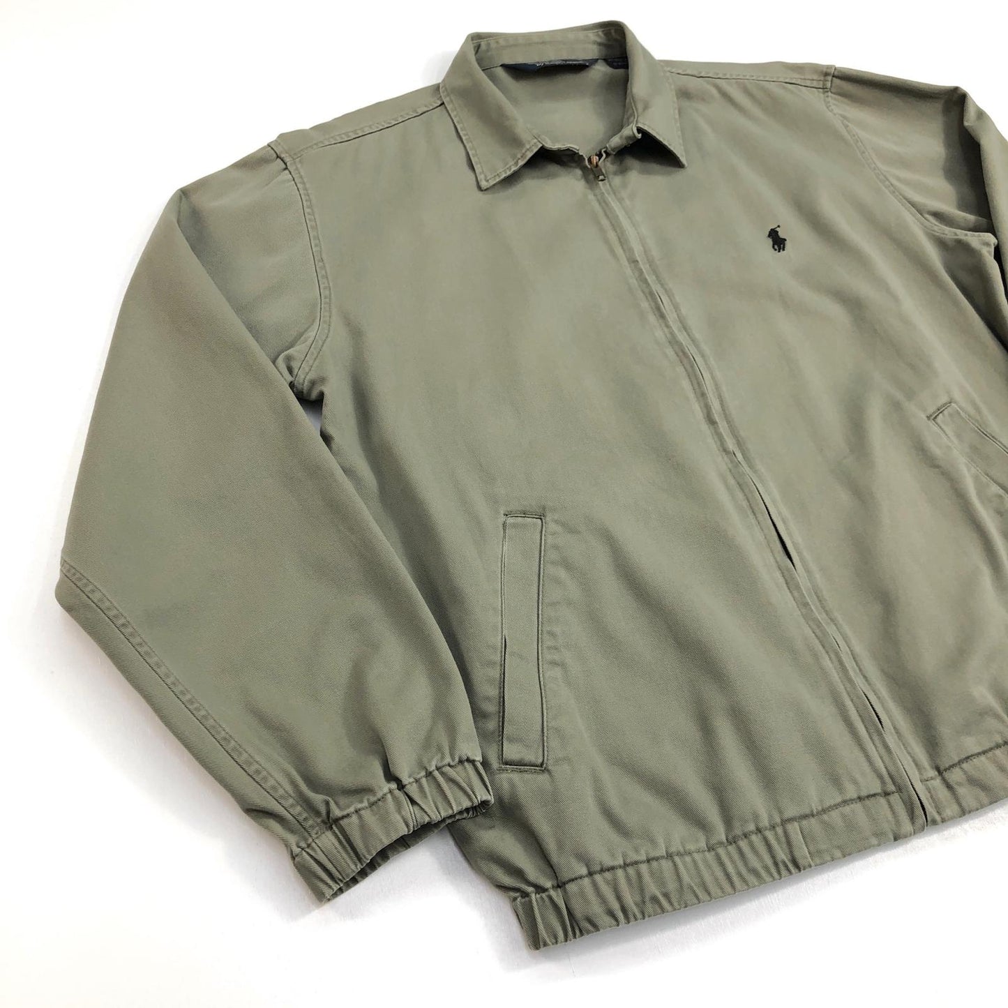【中古】RALPH LAUREN | ラルフローレン スイングトップ カーキ【加古川物流】