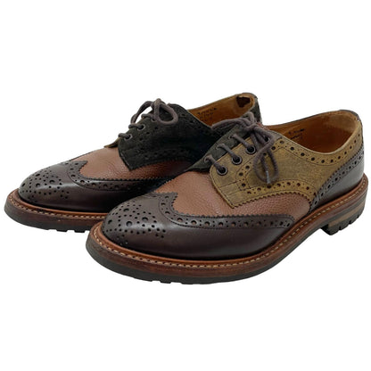 【中古】Tricker's | トリッカーズ BOURTON メダリオンシューズ レザーシューズ ブラウン【尾張小牧店】