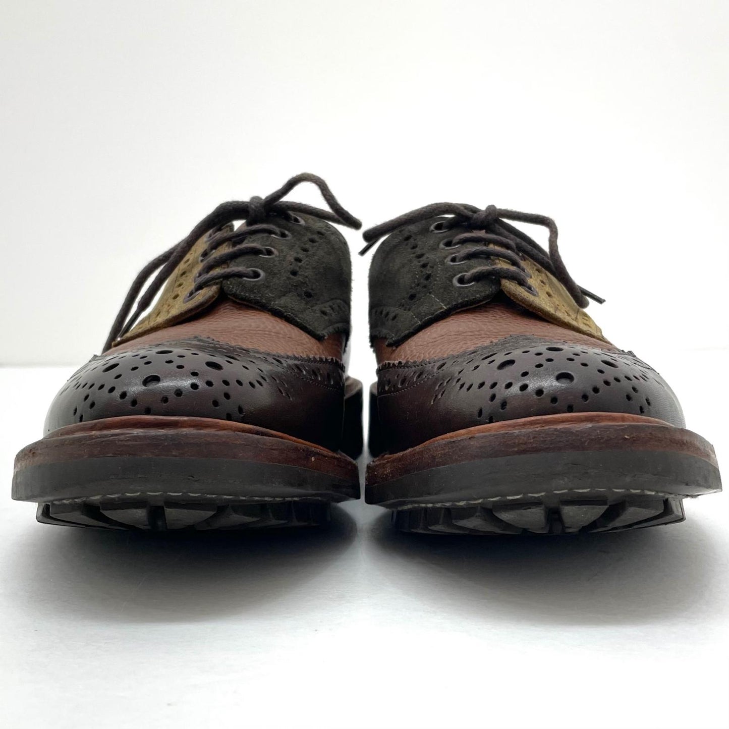 【中古】Tricker's | トリッカーズ BOURTON メダリオンシューズ レザーシューズ ブラウン【尾張小牧店】