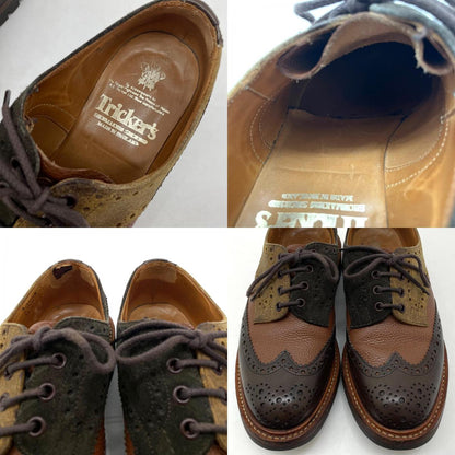 【中古】Tricker's | トリッカーズ BOURTON メダリオンシューズ レザーシューズ ブラウン【尾張小牧店】