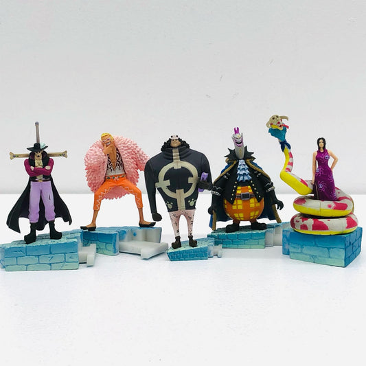 【中古】 ワンピース フィギュア マリンフォード篇 七武海 ハンコックほか ログボックス 5体セット【フィギュア】【加古川物流】