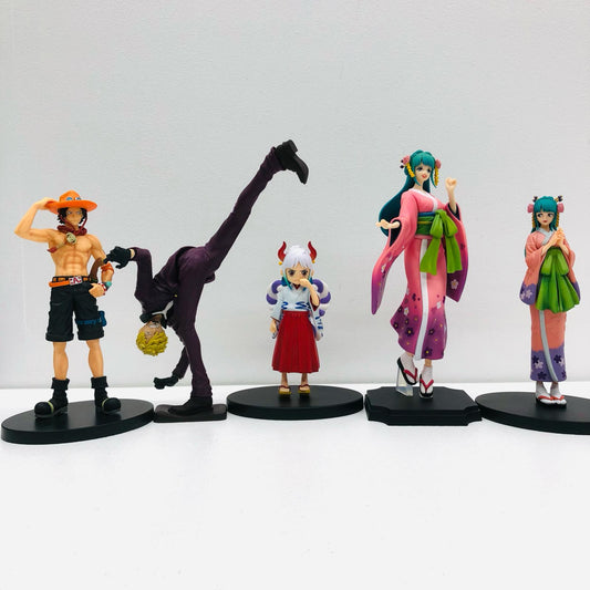 【中古】 ワンピース フィギュア 幼少期ヤマト サンジ エース ほか 5体セット【フィギュア】【加古川物流】