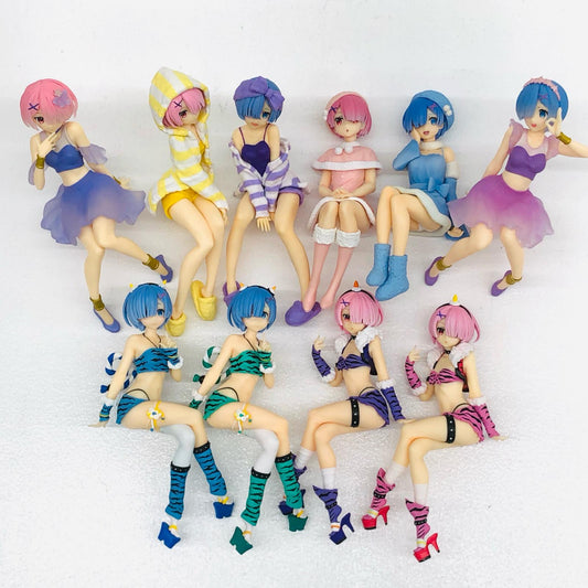 【中古】 Re：ゼロから始める異世界生活 フィギュア レム ラム ほか 10体セット【フィギュア】【加古川物流】