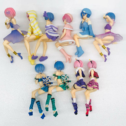 【中古】 Re：ゼロから始める異世界生活 フィギュア レム ラム ほか 10体セット【フィギュア】【加古川物流】