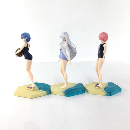 【中古】 Re:ゼロから始める異世界生活 フィギュア レム ラム エミリア 3体セット【フィギュア】【加古川物流】