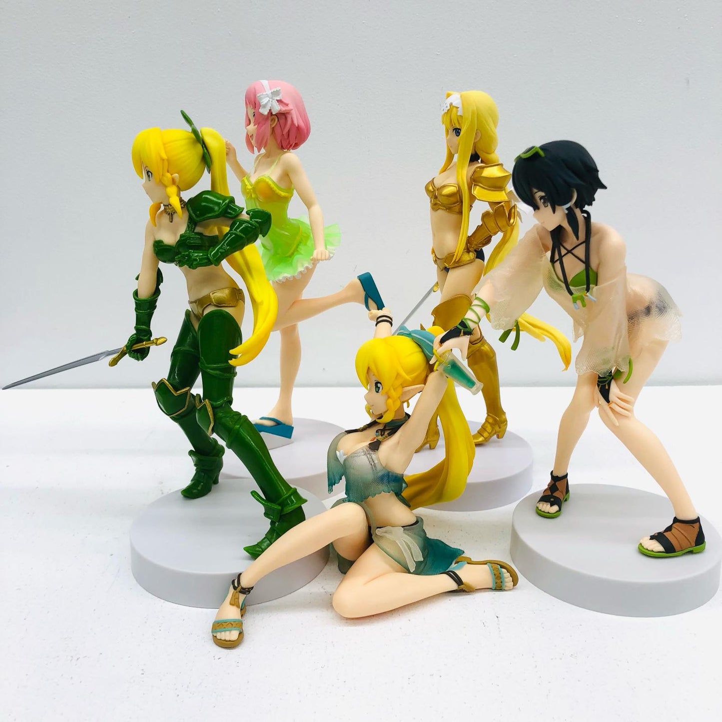 【中古】 ソードアートオンライン フィギュア リーファ鎧 ほか ５体セット【フィギュア】【加古川物流】