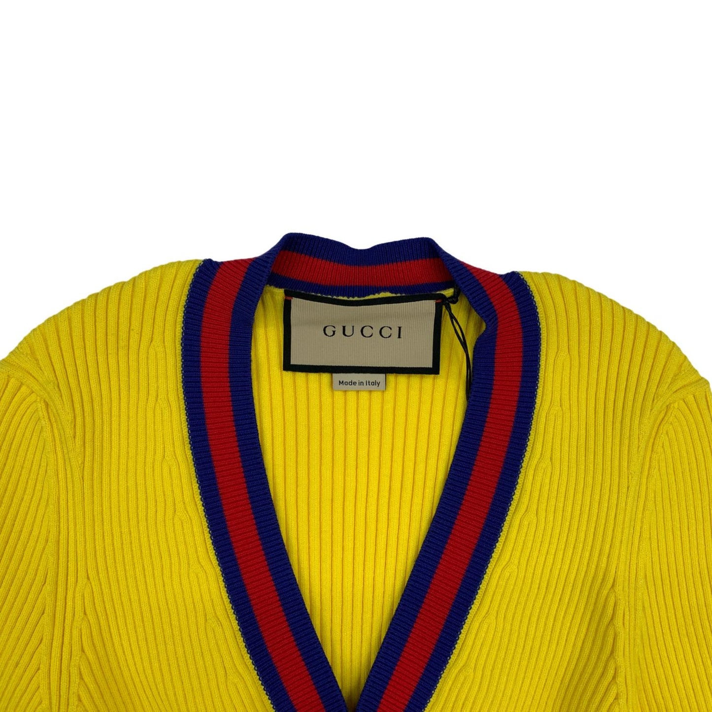 GUCCI | グッチ Stretch viscose top その他トップス 756271XKC7I7549 イエロー サイズ：S【瀬戸大橋店】