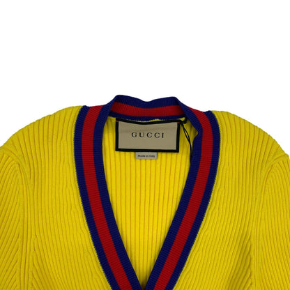 GUCCI | グッチ Stretch viscose top その他トップス 756271XKC7I7549 イエロー サイズ：S【瀬戸大橋店】