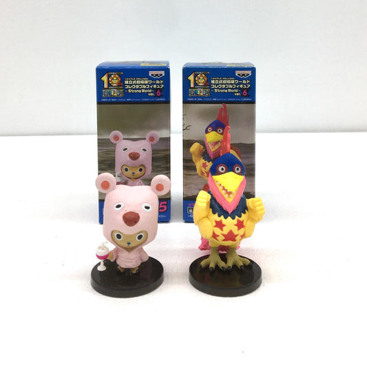 【中古】 ワンピース フィギュア チョッパー シマトリ ワールドコレクタブル 2体セット【フィギュア】【加古川物流】
