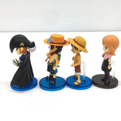 【中古】 ワンピース フィギュア エース ドレーク ナミ ルフィ ワールドコレクタブル 4体セット【フィギュア】【加古川物流】