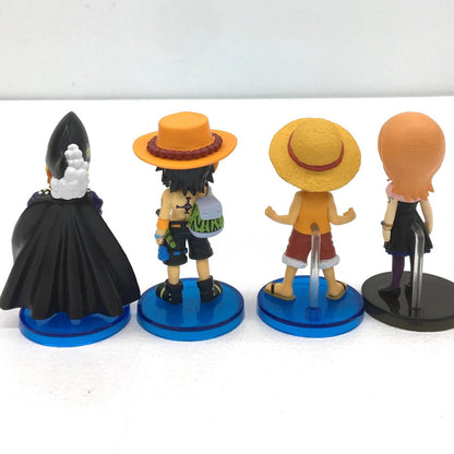 【中古】 ワンピース フィギュア エース ドレーク ナミ ルフィ ワールドコレクタブル 4体セット【フィギュア】【加古川物流】