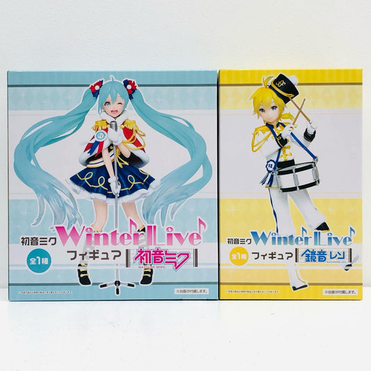 【中古】 フィギュア 「VOCALOID」初音ミク 鏡音レンWinterLive 2体セット【フィギュア】【加古川物流】